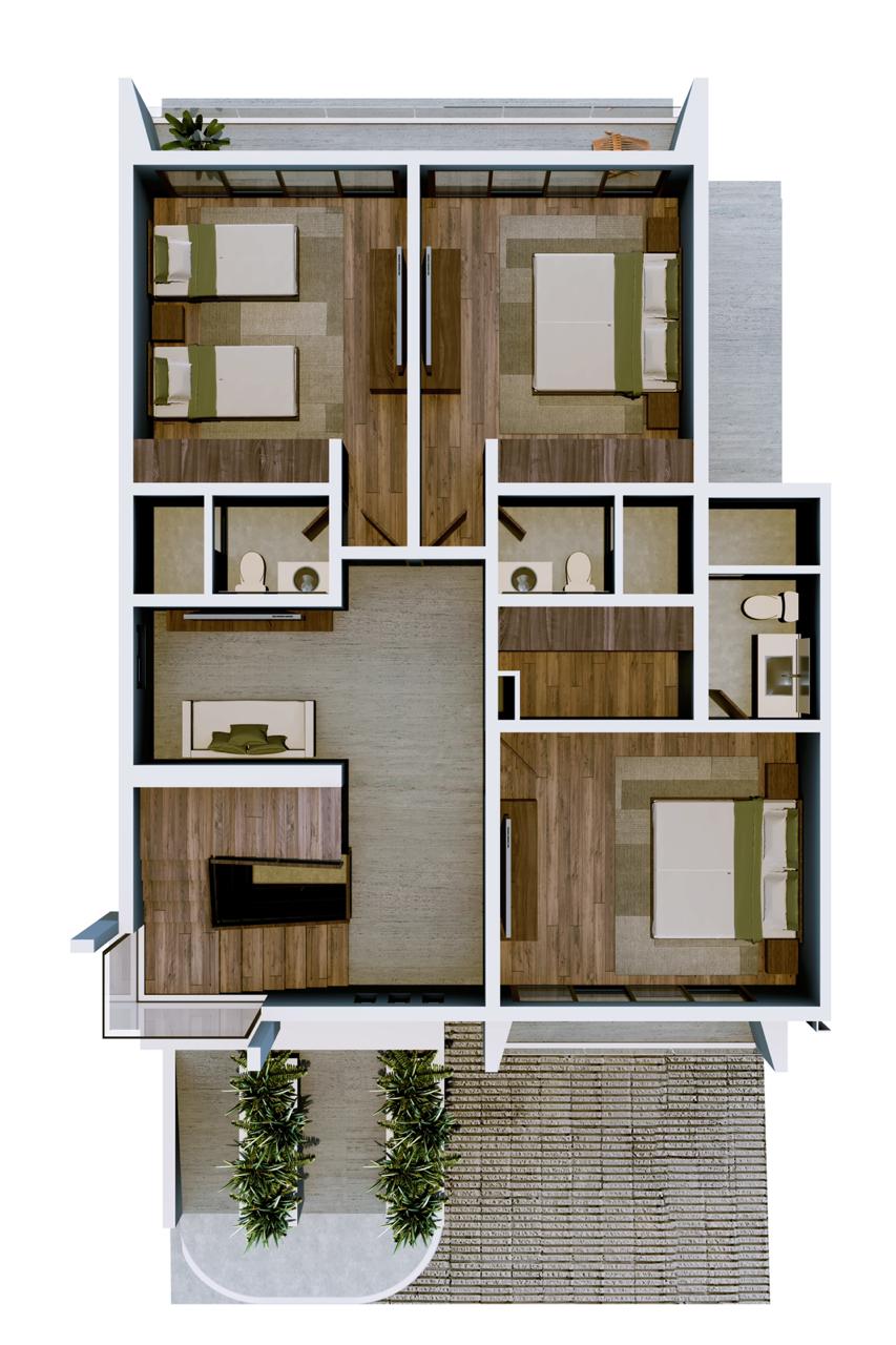 Residencial Fragatta 2 - Primer nivel 1 Residencial Fragatta 2 - Primer nivel 1